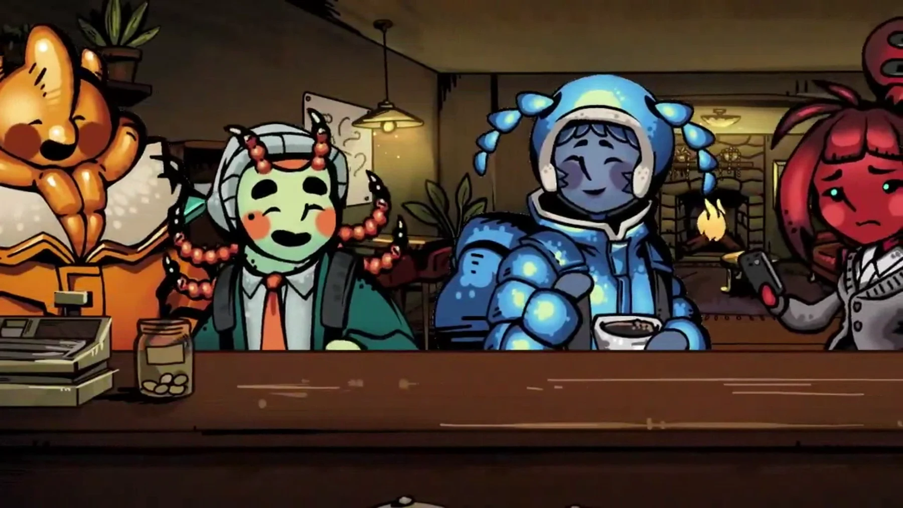 Chrysalis Cafe — Character Art & 2D Game Art